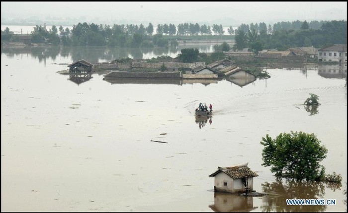 Triều Tiên đã từ chối nhận thực phẩm và thuốc men cho nạn nhân lũ lụt